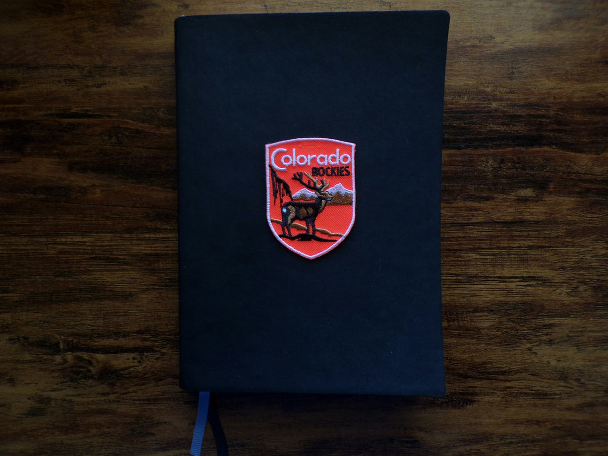 Port A6 leather journal, detail